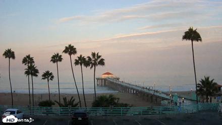 Manhattan Beach Pier Ultra HD Live Webcam - Aug 28, 2026, 6:44am PDT