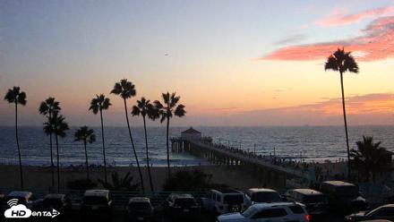 Manhattan Beach Pier Ultra HD Live Webcam - Aug 29, 2026, 7:32pm PDT