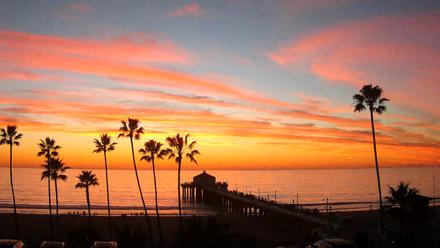 Manhattan Beach Pier Ultra HD Live Webcam - Jan 16, 2026, 5:23pm PST