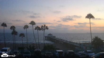 Manhattan Beach Pier Ultra HD Live Webcam - Aug 6, 2026, 8:00pm PDT