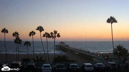 Manhattan Beach Pier Ultra HD Live Webcam - Aug 19, 2026, 7:37pm PDT
