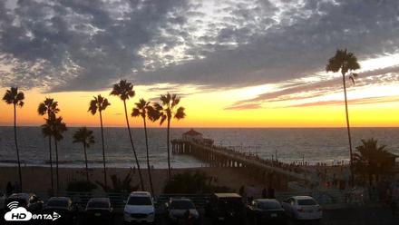 Manhattan Beach Pier Ultra HD Live Webcam - Sep 5, 2026, 7:25pm PDT