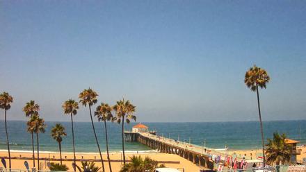 Manhattan Beach Pier Ultra HD Live Webcam - Jul 31, 2025, 12:08pm PDT
