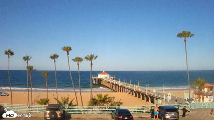 Manhattan Beach Pier Ultra HD Live Webcam - May 5, 2026, 8:28am PDT