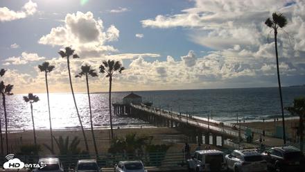 Manhattan Beach Pier Ultra HD Live Webcam - Oct 22, 2026, 4:44pm PDT