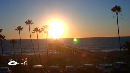 Manhattan Beach Pier Ultra HD Live Webcam - Oct 24, 2026, 5:53pm PDT