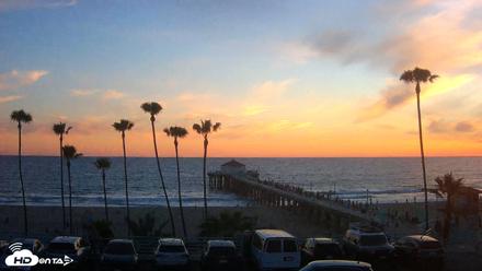 Manhattan Beach Pier Ultra HD Live Webcam - Apr 23, 2026, 7:28pm PDT