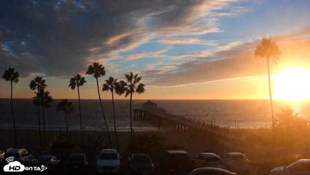 Manhattan Beach Pier Ultra HD Live Webcam - Sep 5, 2026, 7:01pm PDT