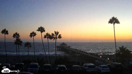 Manhattan Beach Pier Ultra HD Live Webcam - Aug 23, 2026, 7:45pm PDT