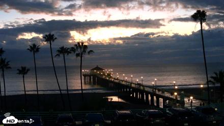 Manhattan Beach Pier Ultra HD Live Webcam - Oct 21, 2026, 6:37pm PDT