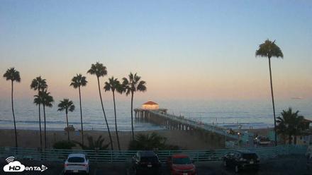 Manhattan Beach Pier Ultra HD Live Webcam - Aug 23, 2026, 6:41am PDT