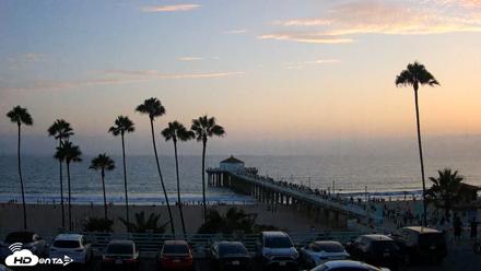 Manhattan Beach Pier Ultra HD Live Webcam - Jul 17, 2026, 7:57pm PDT