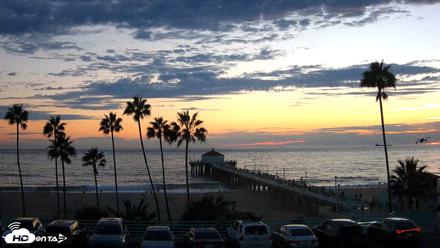 Manhattan Beach Pier Ultra HD Live Webcam - Sep 8, 2026, 7:16pm PDT