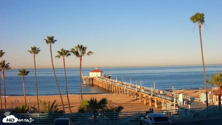 Manhattan Beach Pier Ultra HD Live Webcam - Oct 16, 2026, 7:47am PDT