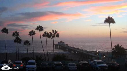 Manhattan Beach Pier Ultra HD Live Webcam - Aug 26, 2026, 7:37pm PDT