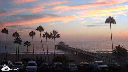 Manhattan Beach Pier Ultra HD Live Webcam - Aug 26, 2026, 7:33pm PDT
