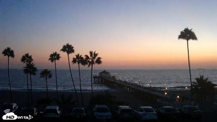 Manhattan Beach Pier Ultra HD Live Webcam - Aug 25, 2026, 7:46pm PDT