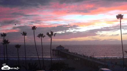 Manhattan Beach Pier Ultra HD Live Webcam - Sep 27, 2026, 6:55pm PDT