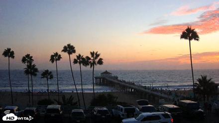 Manhattan Beach Pier Ultra HD Live Webcam - Aug 29, 2026, 7:31pm PDT