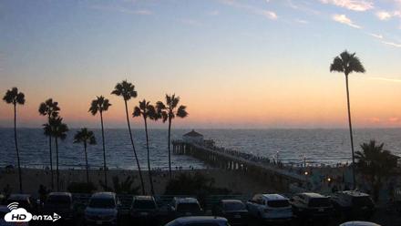 Manhattan Beach Pier Ultra HD Live Webcam - Aug 23, 2026, 7:29pm PDT