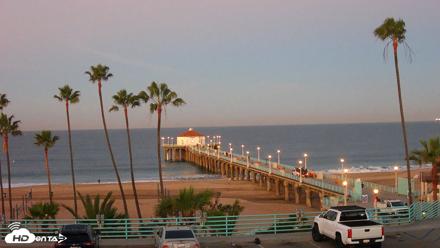 Manhattan Beach Pier Ultra HD Live Webcam - Oct 25, 2026, 6:52am PDT