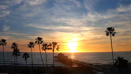 Manhattan Beach Pier Ultra HD Live Webcam - Feb 25, 2026, 5:34pm PST