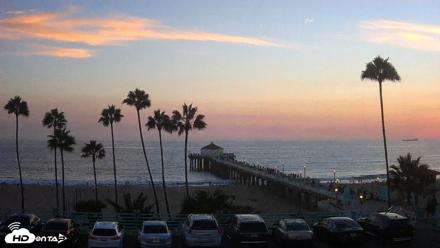 Manhattan Beach Pier Ultra HD Live Webcam - Aug 21, 2026, 7:35pm PDT
