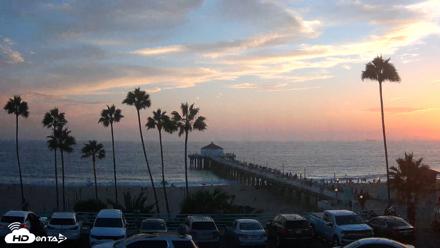 Manhattan Beach Pier Ultra HD Live Webcam - Aug 26, 2026, 7:23pm PDT