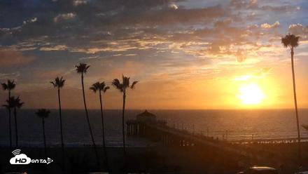 Manhattan Beach Pier Ultra HD Live Webcam - Sep 27, 2026, 6:34pm PDT