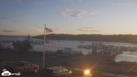 Lopez Island Marina Live Webcam - Jun 11, 2026, 8:55pm PDT