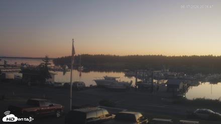 Lopez Island Marina Live Webcam - Jun 17, 2026, 9:39pm PDT