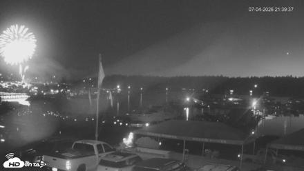 Lopez Island Marina Live Webcam - Jul 4, 2026, 10:39pm PDT