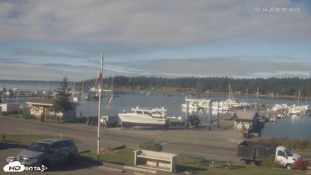 Lopez Island Marina Live Webcam - Oct 14, 2026, 10:39am PDT