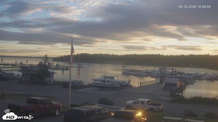 Lopez Island Marina Live Webcam - Jun 15, 2026, 8:54pm PDT