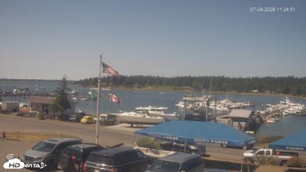 Lopez Island Marina Live Webcam - Jul 24, 2026, 12:25pm PDT