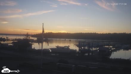 Lopez Island Marina Live Webcam - Oct 14, 2026, 6:30pm PDT