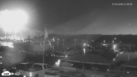 Lopez Island Marina Live Webcam - Jul 4, 2026, 10:40pm PDT