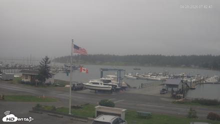 Lopez Island Marina Live Webcam - Apr 28, 2026, 8:43am PDT