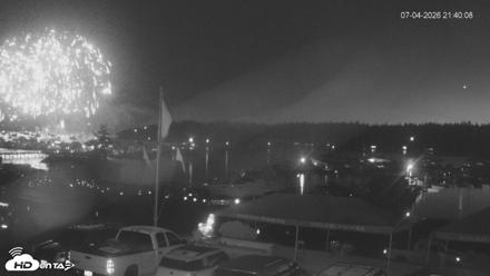 Lopez Island Marina Live Webcam - Jul 4, 2026, 10:40pm PDT