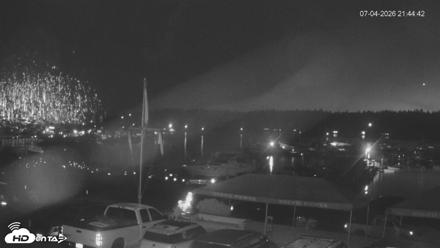 Lopez Island Marina Live Webcam - Jul 4, 2026, 10:45pm PDT