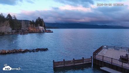 Tahoe Vista Lake Tahoe Live Webcam - Apr 26, 2026, 7:37pm PDT