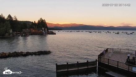 Tahoe Vista Lake Tahoe Live Webcam - Jul 22, 2026, 8:16pm PDT