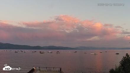 Tahoe Vista Lake Tahoe Live Webcam - Aug 7, 2026, 8:10pm PDT