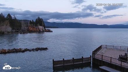 Tahoe Vista Lake Tahoe Live Webcam - Apr 24, 2026, 7:48pm PDT