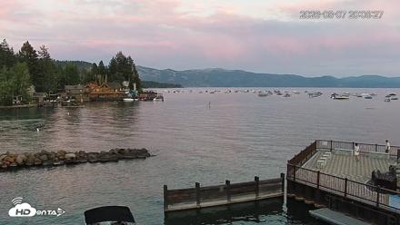 Tahoe Vista Lake Tahoe Live Webcam - Aug 7, 2026, 8:10pm PDT