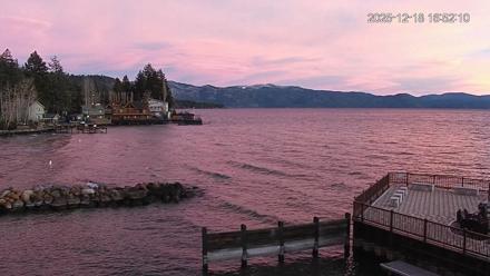 Tahoe Vista Lake Tahoe Live Webcam - Dec 18, 2025, 4:53pm PST