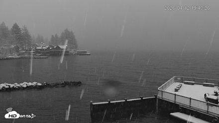 Tahoe Vista Lake Tahoe Live Webcam - Apr 12, 2026, 7:44pm PDT