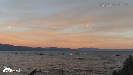 Tahoe Vista Lake Tahoe Live Webcam - Aug 25, 2026, 7:43pm PDT