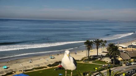 Del Mar Beach Overlook Roaming Live Webcam - Oct 19, 2025, 12:06pm PDT