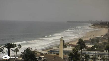 Del Mar Beach Overlook Roaming Live Webcam - Sep 15, 2026, 9:46am PDT